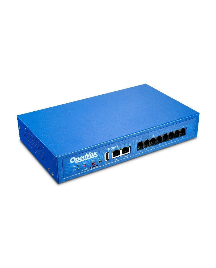 OpenVox UC501 IP PBX 800 users support 8 FXO ports