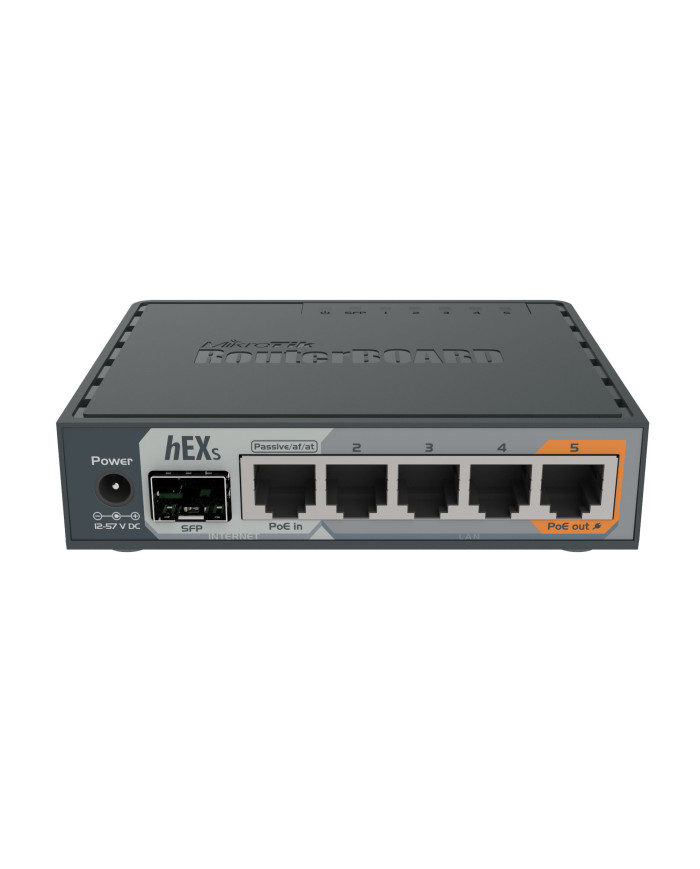 MikroTik hEX S Gigabit Ethernet Router with SFP Port (RB760iGS)