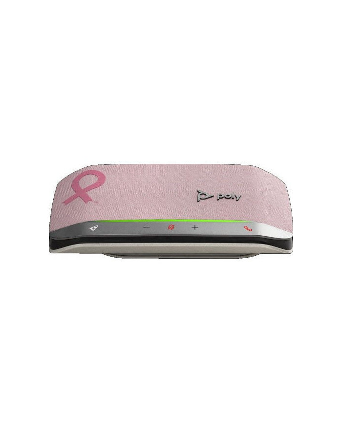 Poly – Sync 20 USB-A Pink Personal Bluetooth Smart Speakerphone - Bluetooth, PC/Mac - Works with Teams, Zoom (Certified)