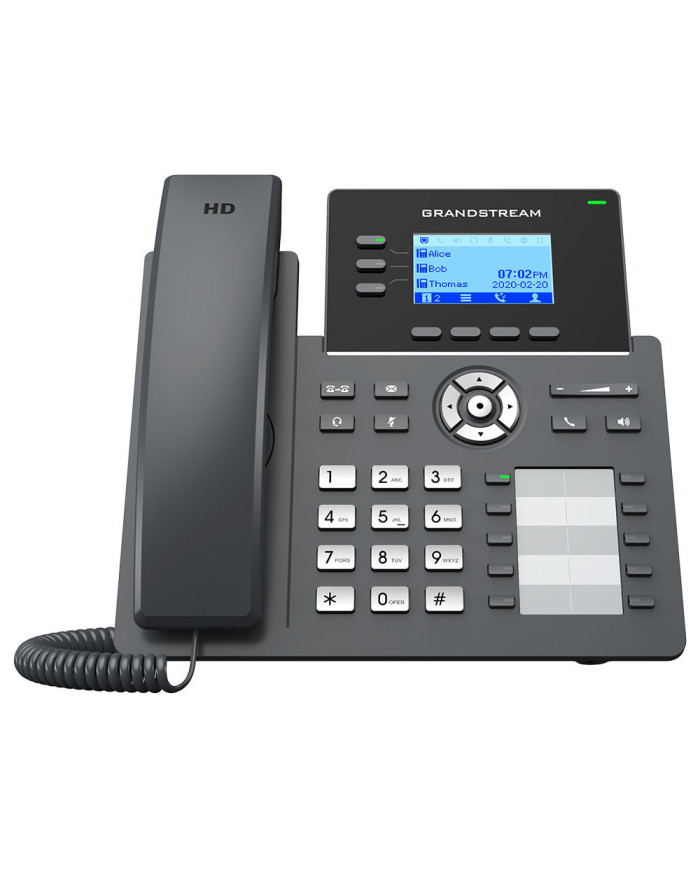 Grandstream GRP2604P 3-Line 6-SIP PoE, 10 quick dial keys  Carrier Grade IP Phone