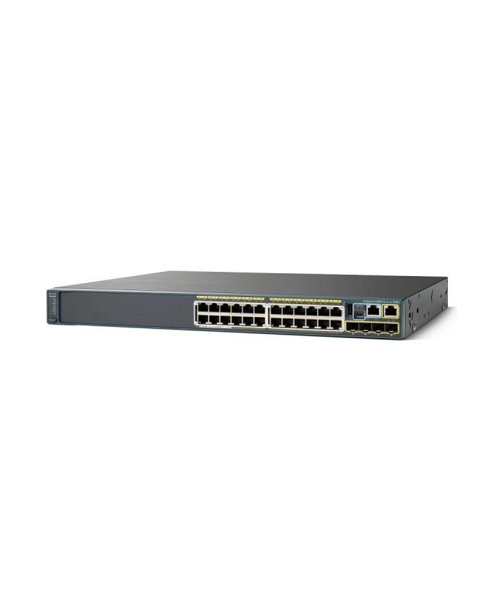 Cisco Catalyst WS-C2960S-24PS-L  Layer 2 - Gigabit Ethernet Switch 24 PoE Ports - 370W - 4 x SFP - LAN Base - Managed