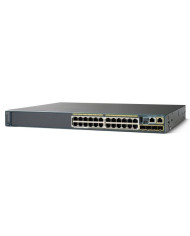 Cisco Catalyst WS-C2960S-24PS-L  Layer 2 - Gigabit Ethernet Switch 24 PoE Ports - 370W - 4 x SFP - LAN Base - Managed