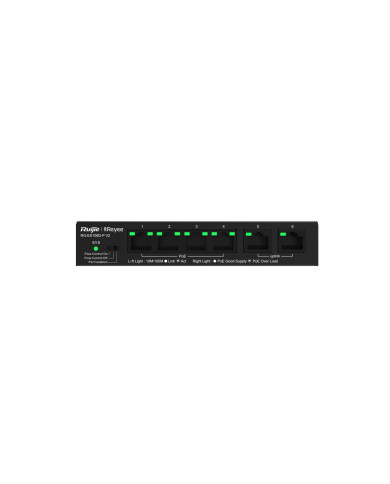 Ruijie RG-ES106D-P, 6-Port 10/100 Mbps Unmanaged PoE Switch