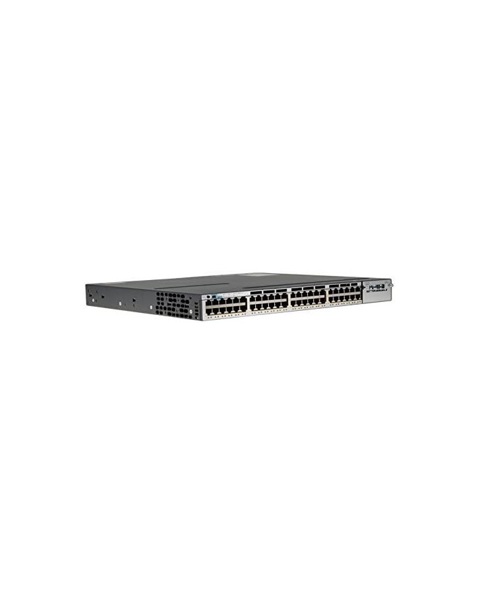 Cisco WS-C3750X-48P-S (USED) Switch Layer 3 - 48 x 10/100/1000 Ethernet PoE+ Ports - IP Base - Managed - Stackable