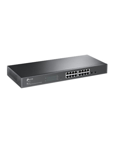 TP-Link TL-SG2218 | 16 Port Gigabit Smart Managed Switch, 2 SFP Slots | Omada SDN Integrated | IPv6 | Static Routing